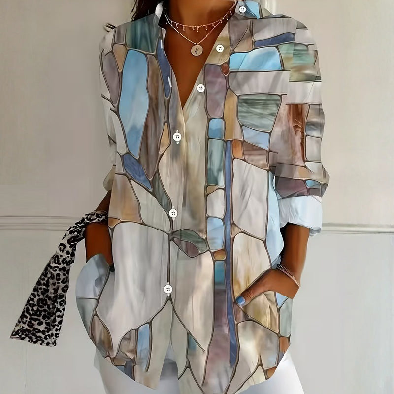 Chemisier Décontracté Vintage