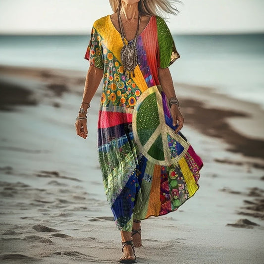 Robe Colorée Vintage