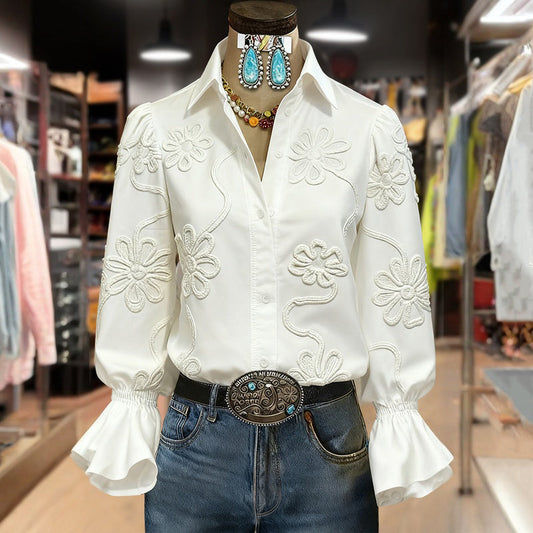 Chemisier Décontracté À Imprimé Floral